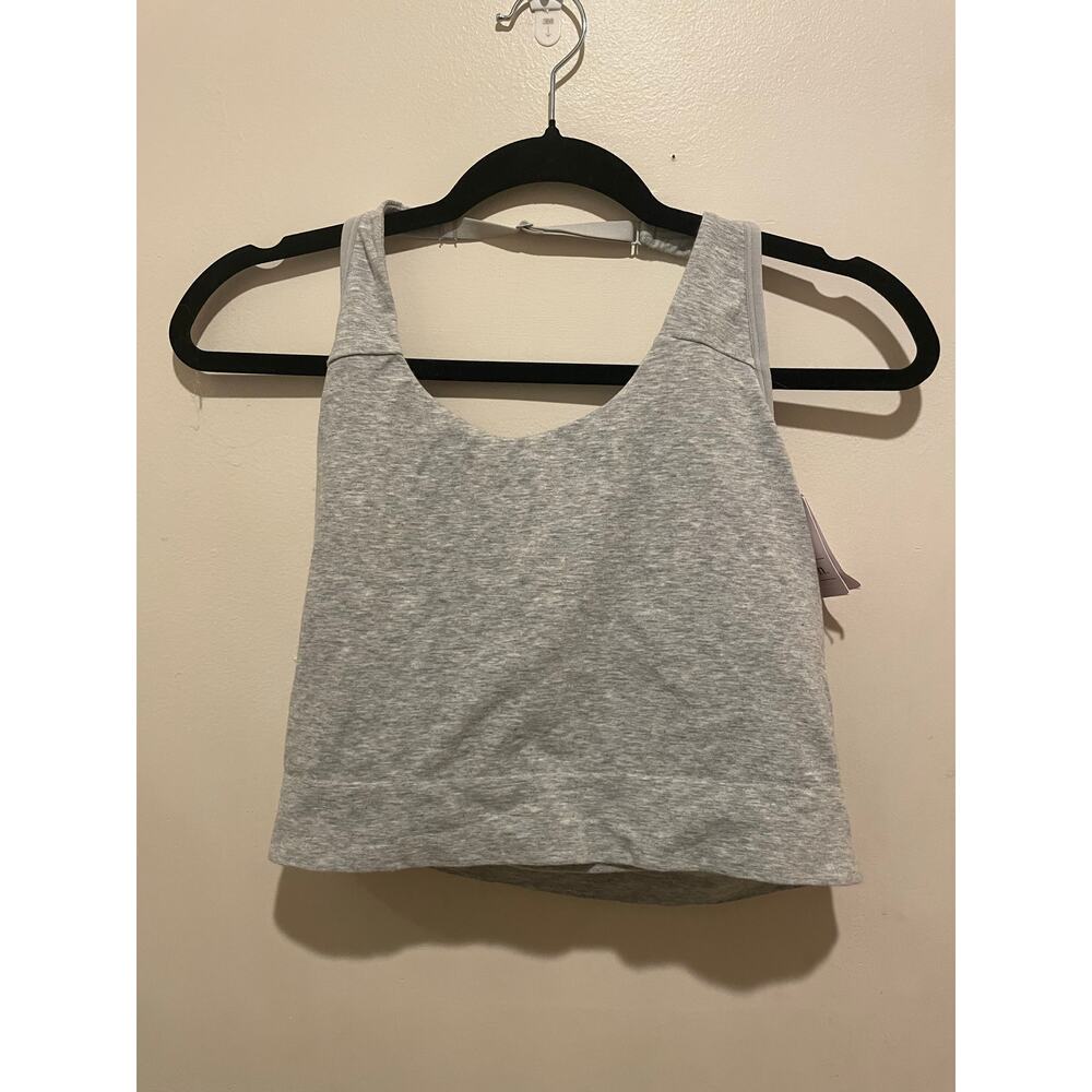 Auden gray halter sports bra size XL NWT